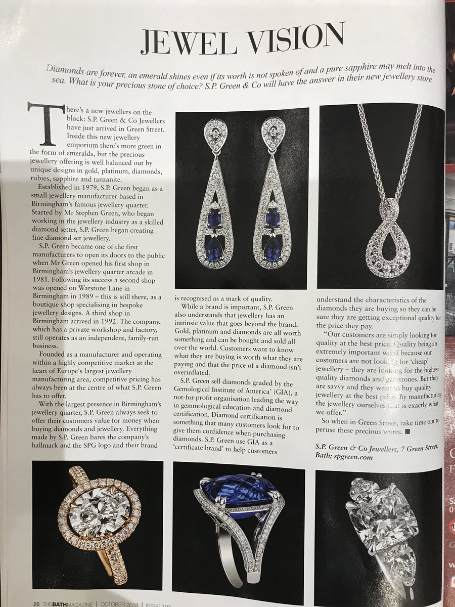 Check us out in <a href="/TheBathMagazine/">The Bath Magazine</a>. Included inside is a £200 voucher that is valid on selected jewellery up until Christmas Eve! Pages 25-26.