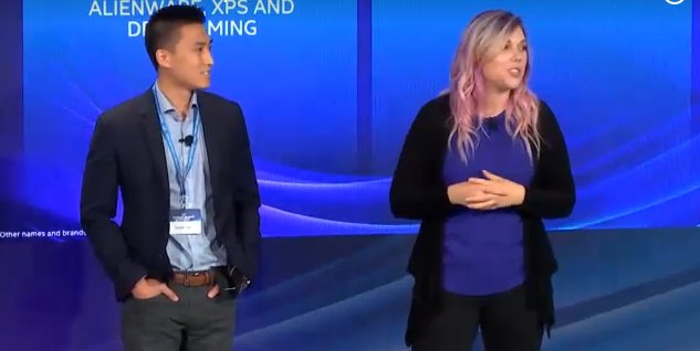 bandadegeek's tweet image. actualmente están hablando los campeones de los esport, hablando sobre las ventajas de usar los procesadores Intel #Intel #PoweringContribution #IntelCore  @intel