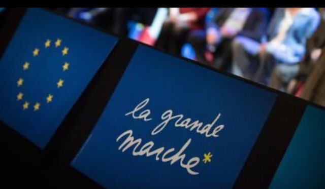 Renaissance_35's tweet photo. Grande soirée #LaREM35 autour de la restitution de la #GrandeMarcheEurope et des perspectives d’ici aux élections Européennes ce mardi 16 octobre à partir de 19h30.Merci de bien vouloir vous inscrire grâce au lien suivant https://t.co/q1PmFLliUI #PourNousLEurope https://t.co/tpl01cjZGO