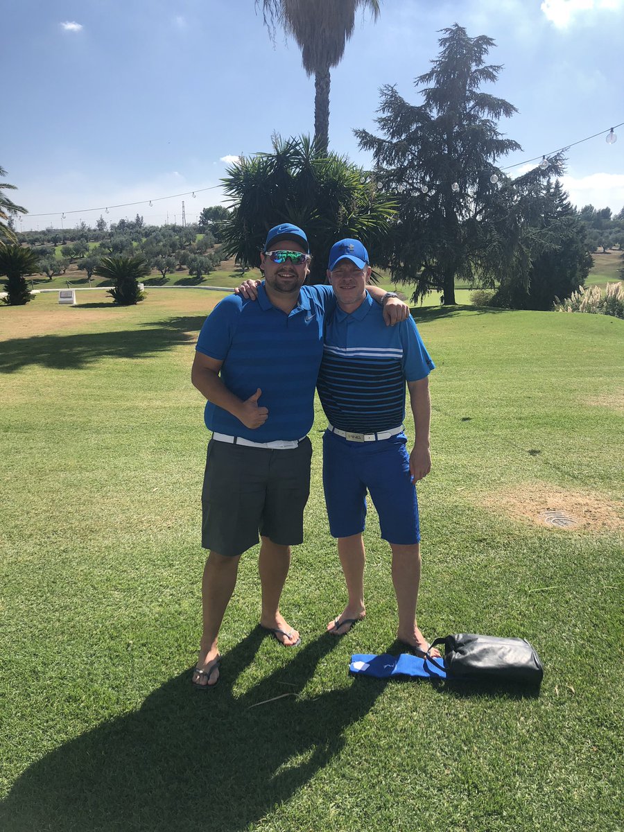 shoeburger's tweet photo. First ever @icelollyholiday golf team repping at #AbtaConference 🏌🏻♂️ ☀️ @stubarrett123 #LoveSeville 🇪🇸🇪🇸 https://t.co/2sZnCQHlXC
