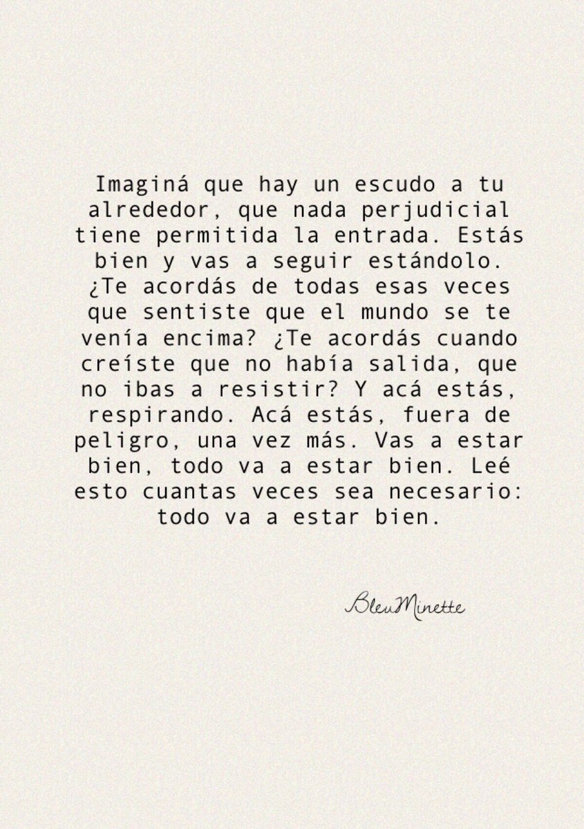 BleuMinette's tweet photo. Escribí esto para vos. https://t.co/xhJVi7twDS