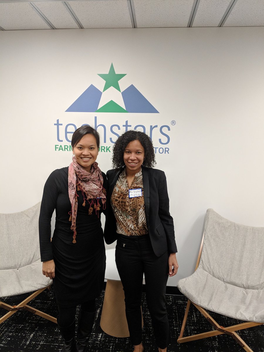 maryGrove's tweet photo. .@AiaSarycheva and I are kicking off Twin Cities Startup Week at @techstars! #givefirst https://t.co/bB9AOoI8kW
