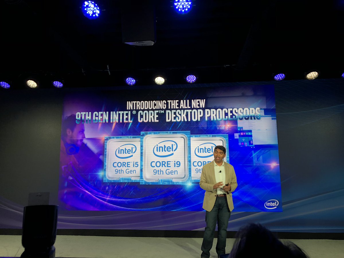 boronline's tweet image. Aquí está el nuevo Core i9 de Intel_Spain, una bestia de 8 núcleos, 16 hilos y 5GHz, con el que buscan atacar el mercado gaming. #PoweringContribution