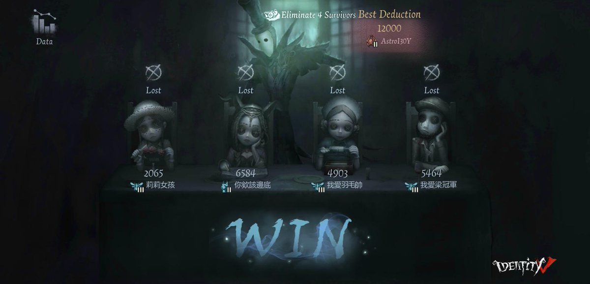 ATTNseekers's tweet photo. I'm playing Identity V. Fancy a game? https://t.co/DqlEAA7w7E
