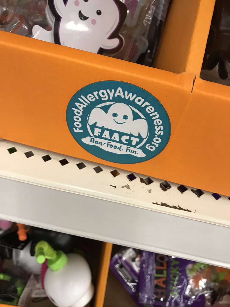 LindaMenighan's tweet photo. #FAACTsTealGhost was spotted in #Voorhees #NewJersey @Walmart! Join @FAACTNews 4 #NonFoodFun this #Halloween!  Visit your local #Walmart today &amp; tag us with your selfie! #FAACT #tealghost #foodallergy #allergy #foodallergies #LunaDogTraining #KnowTheFAACTs  @baileyhershman_ https://t.co/vX2B0OlIeb