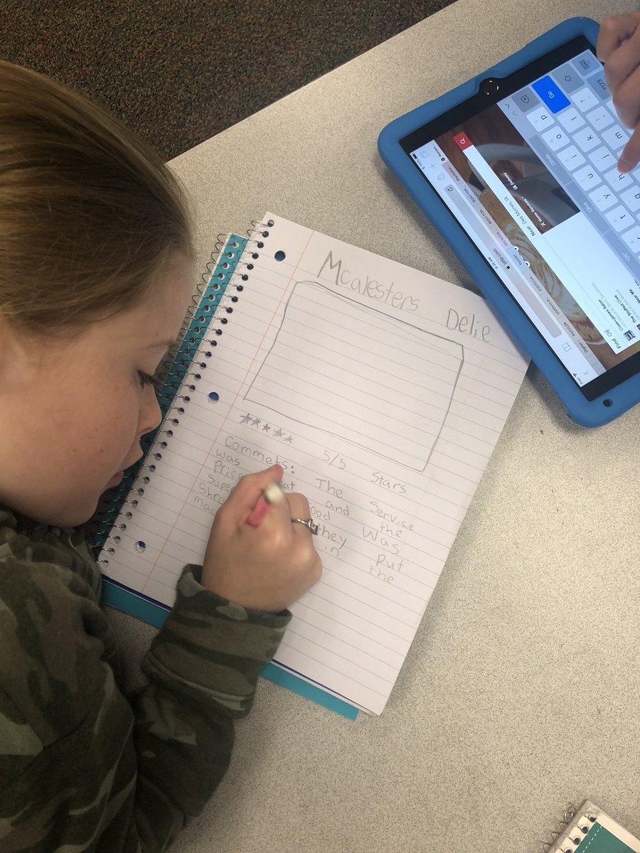 teamwilkerson's tweet photo. Our student teacher’s brother works at Yelp in Arizona. He talked to us today about his job, quality reviews, and we even wrote some of our very own opinions supported with evidence. https://t.co/gexWOtKUff