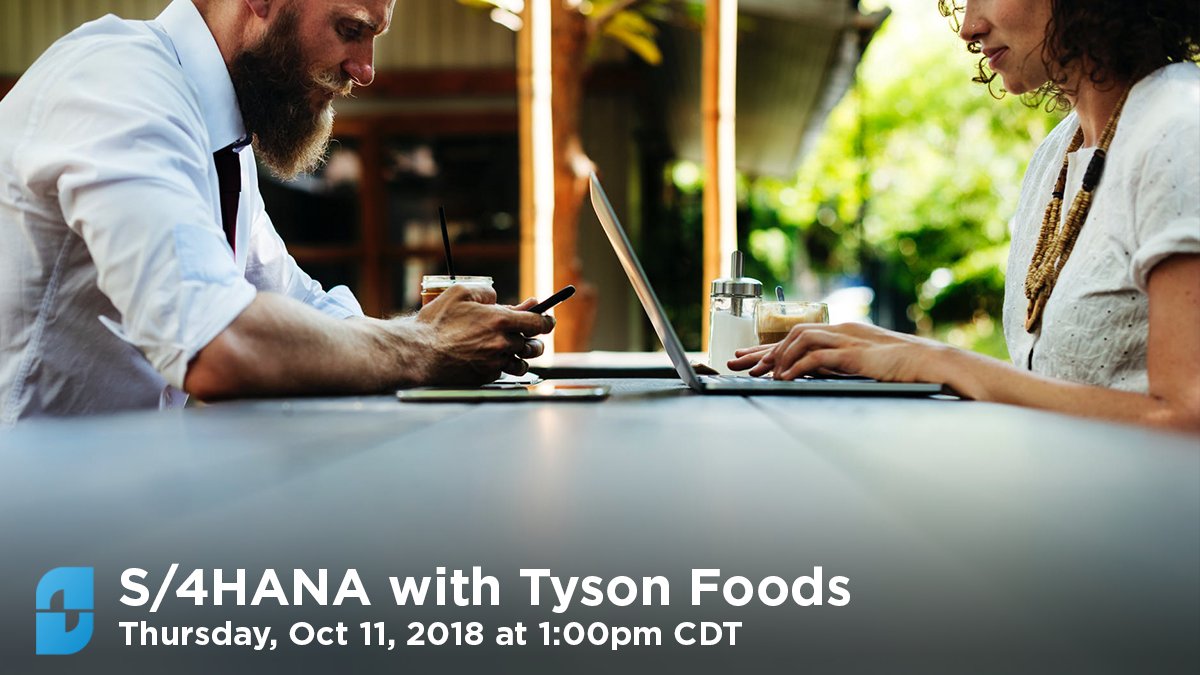 CI_Forum's tweet photo. Get a sneak peek of @TysonFoods upcoming session on how they use @SAP S/4HANA to inspire customer loyalty. Register today for the #CXIForum webinar here: https://t.co/LWVh46MHqK @SAP_CP https://t.co/QhozCSy4rR