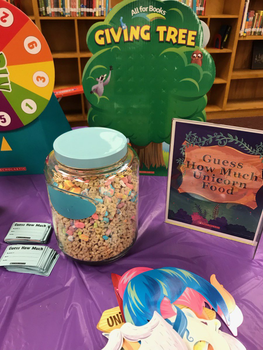 ReinhardtReads's tweet image. Unicorn Food Estimation Game! Guess how many! Free Books!
#LearningNetwork #LibraryLeaders #LifeLongLearners #txlchat @Scholastic #ScholasticBookFair @DISD_Libraries @DurantChief @sdterry745 @dallasschools @txla