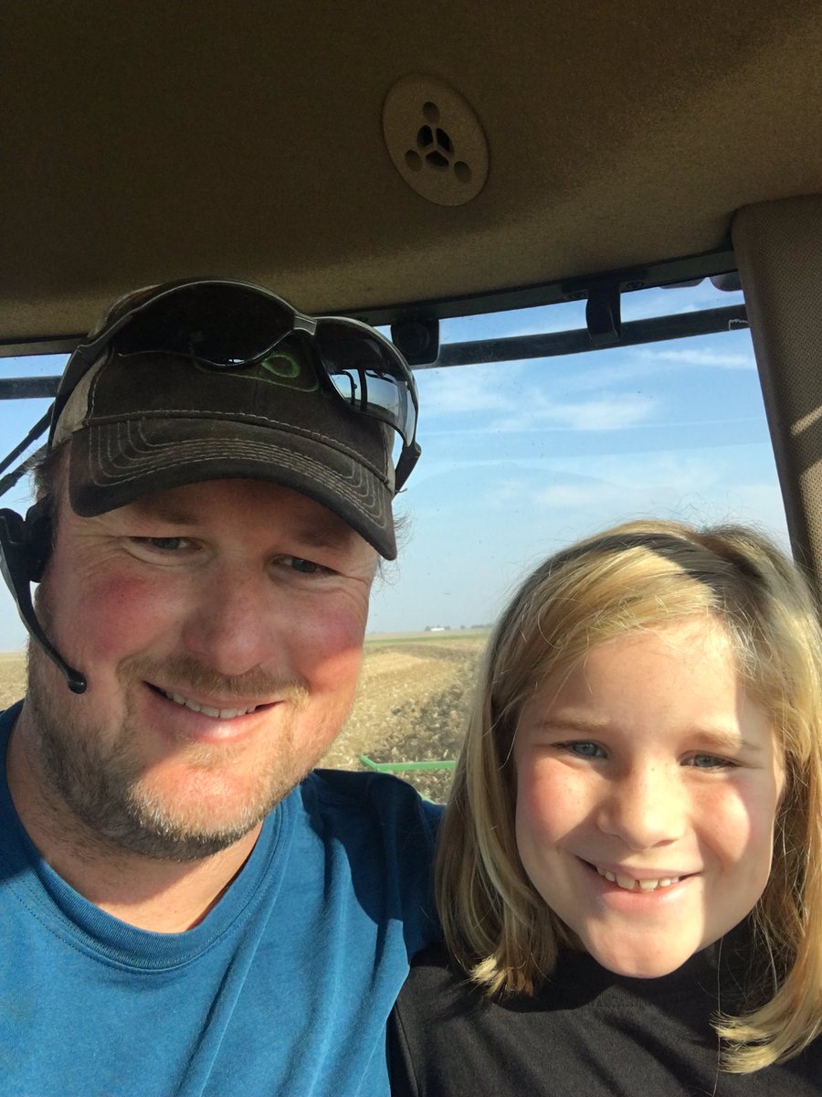 My tractor buddy is getting big. A few more years and she will be stealing my seat.