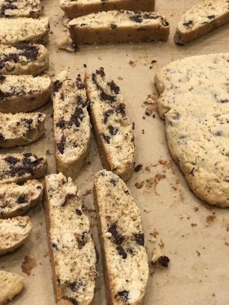 jorjmorgan's tweet photo. It's Columbus Day -- come celebrate a good risotto and biscotti recipe with me! https://t.co/72zNeJ0JPi https://t.co/Tbs9RuW8wk
