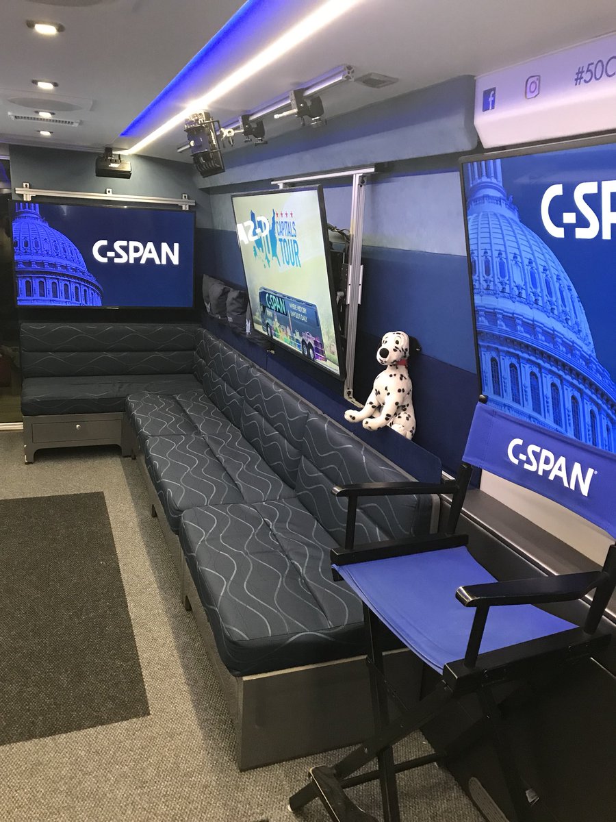 HPSHumanities's tweet photo. @cspanbus Big thank you to this wonderful crew for showing @PathwaysAcad students how history/social studies looks in the real world. #socialstudies #historyteacher #learning https://t.co/YYIP4Mb0ur