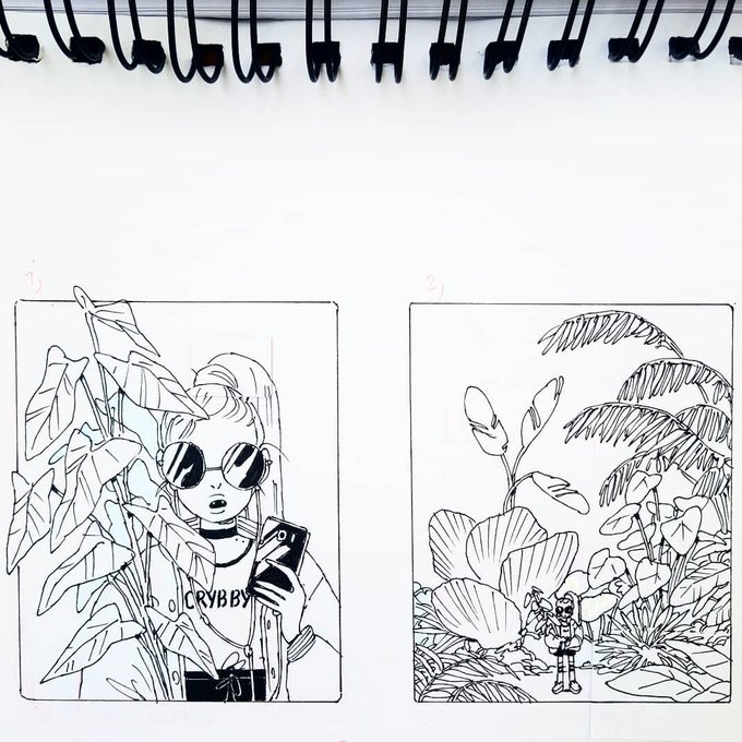 #Inktober #inktober2018 day 1-3 
