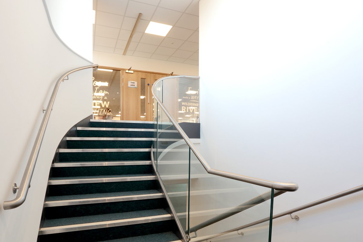 RussellCawberry's tweet photo. The congregation of St Barnabas Church North Finchley made a special occasion of moving into their new place of worship and were delighted by the finished space. Russell Cawberry converted existing space within the 1980's office block which remained part occupied throughout. https://t.co/Gu8ru95cA2