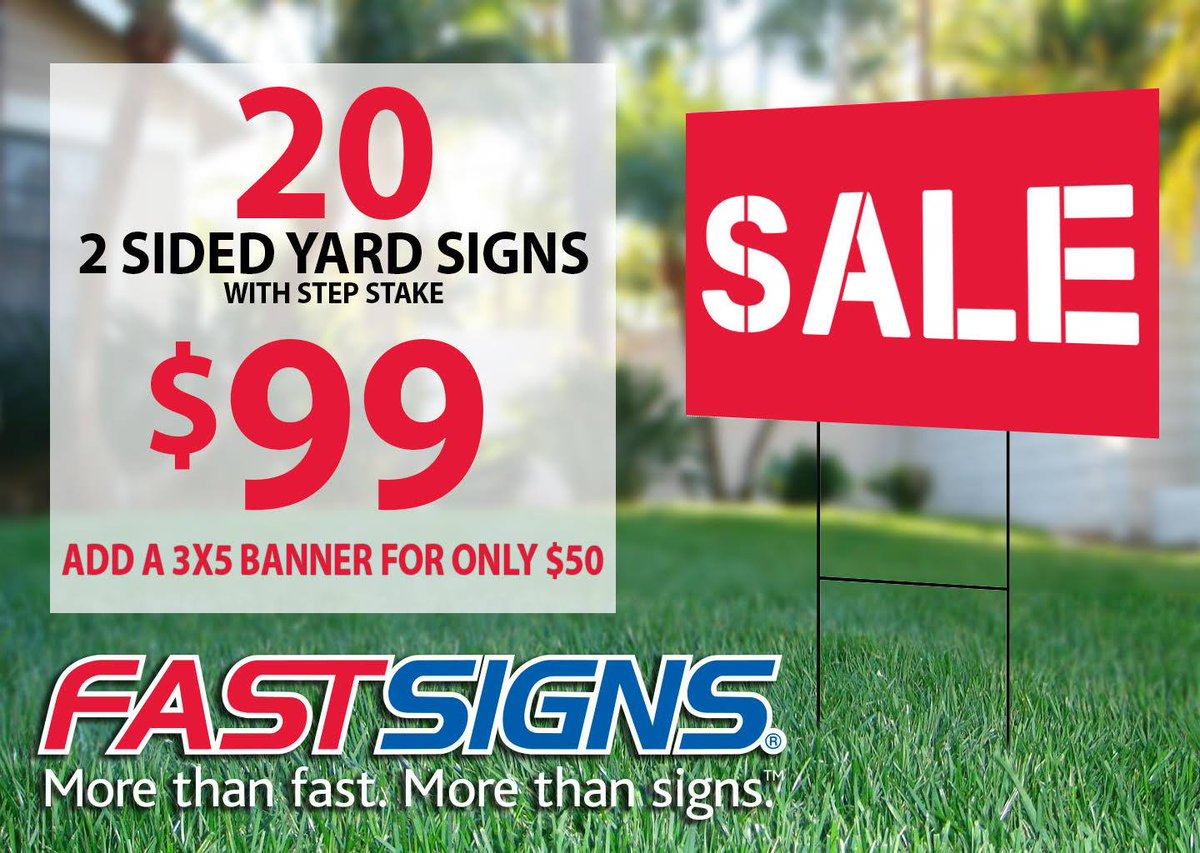 🚨Start your week off right by taking advantage of this awesome SALE we have going on!😬
#fastsigns #wacotown