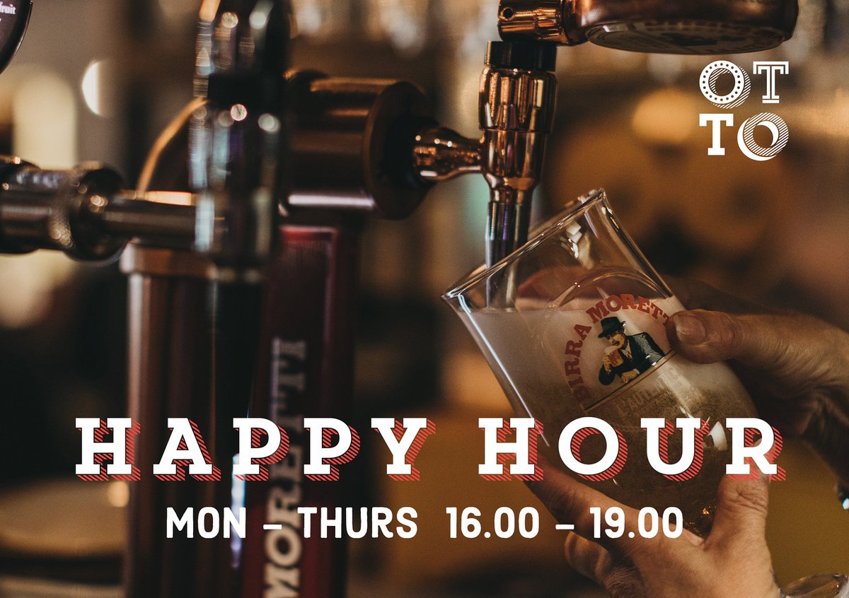 HAPPY HOUR

Come joins us every Monday to Thursday between 4pm and 7pm for OTTO happy hour!

#wine #beer #doncaster #sprotbrough #winebar #food #restaurant #otto #bar