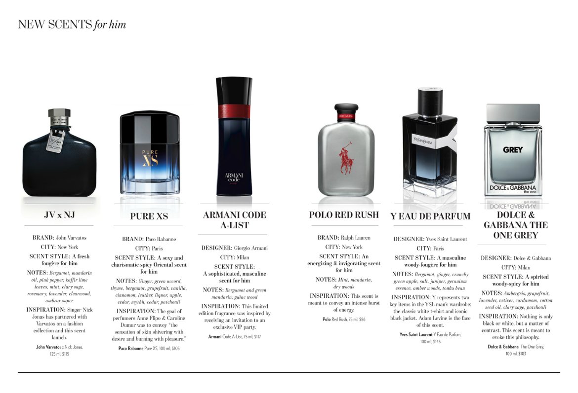 dave lackie on X: Six men's fragrances to take you through fall