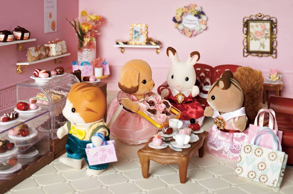 sylvanian families chocolate lounge