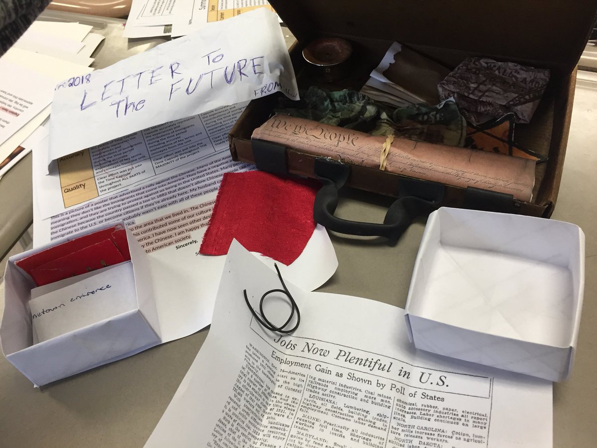 So many students went above and beyond on their immigration time capsule summatives! 🤯👍 #MCBulldogs101 #WSD101