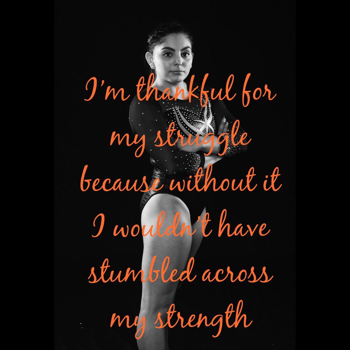 BGSUGymnastics's tweet photo. #motivationalmonday Grateful: βIβm thankful for my struggle because without it I wouldnβt have stumbled across my strengthβ @lesliedelgado96 π₯π¦
π§‘ #falction https://t.co/QwGgEEtdF4