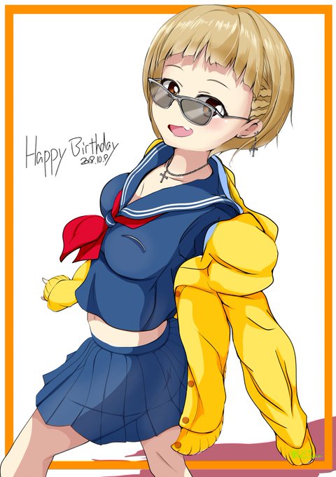 ｶｲｼﾞﾝｶｻﾞﾐ＠宗輔さんがTwitterに投稿した三森マツリ(ゾンビランドサガ)のイラスト。