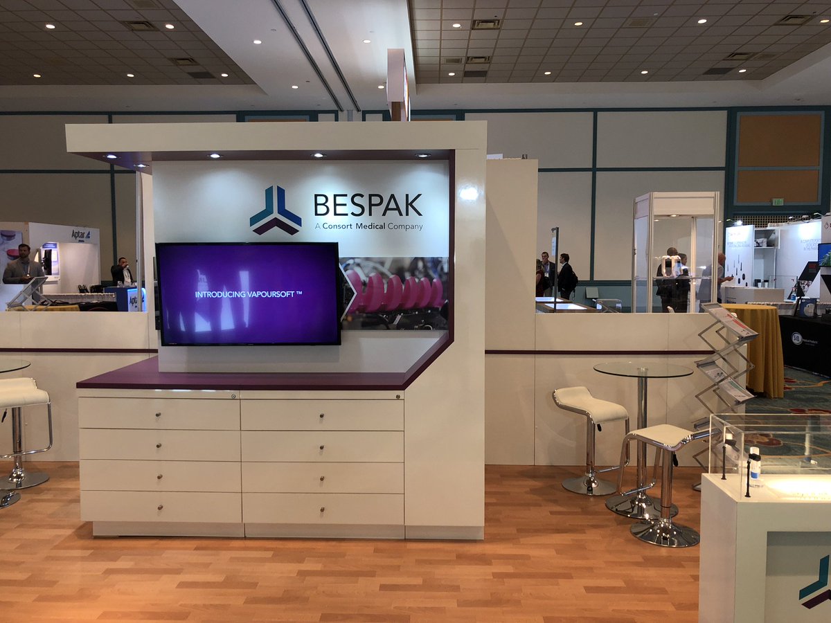 AbovelineLtd's tweet image. Over the weekend the Aboveline team completed the build up of an exhibition stand for @Bespak_ at #PDAPFS We love the stand and hope everyone over the next couple of days continue to enjoy the event! 
#bespak #pharmaceutical #exhibition #exhibitionstand #event