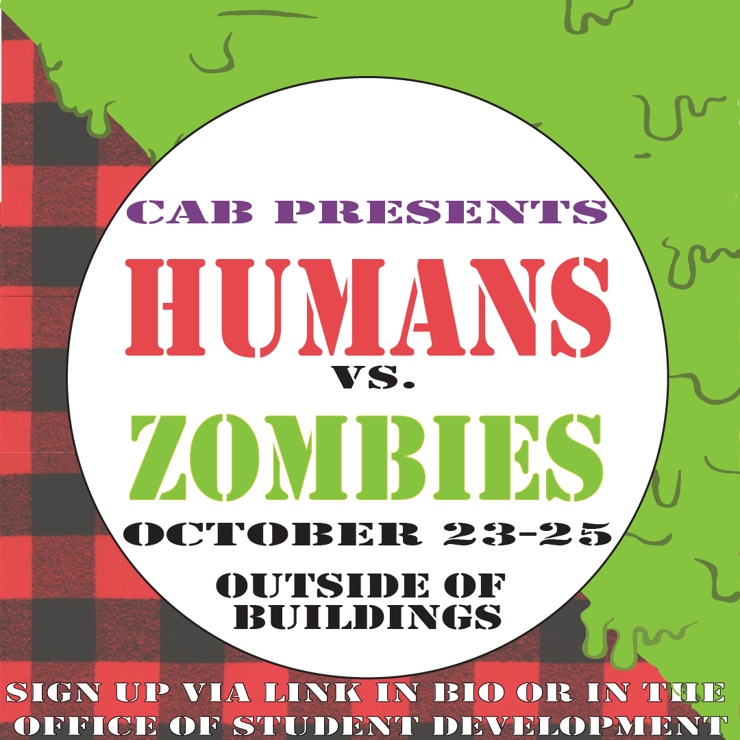 YoungHarrisCAB's tweet photo. Have you ever played Assassin? Really enjoy a good game of tag? Then come sign up for Humans Vs. Zombies @ https://t.co/bPMAbD4Nnt or in the Student Development Office! A fun Halloween themed game that will start on Oct. 23rd. https://t.co/Hitwm3BFpv