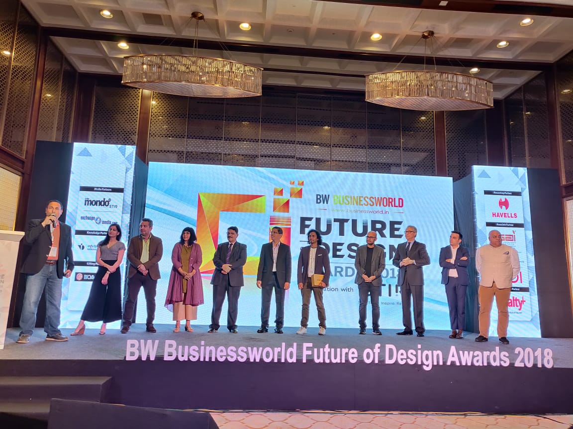 BWBusinessworld's tweet photo. Announcing Winners: @WiproDigital for WEDA- A Social Robot at @havells presents @BWBusinessworld #FutureofDesignAwards 2018 in association with @mondoarc_india on 8th Oct at @FourSeasons , Mumbai https://t.co/6hFcYGelBd
