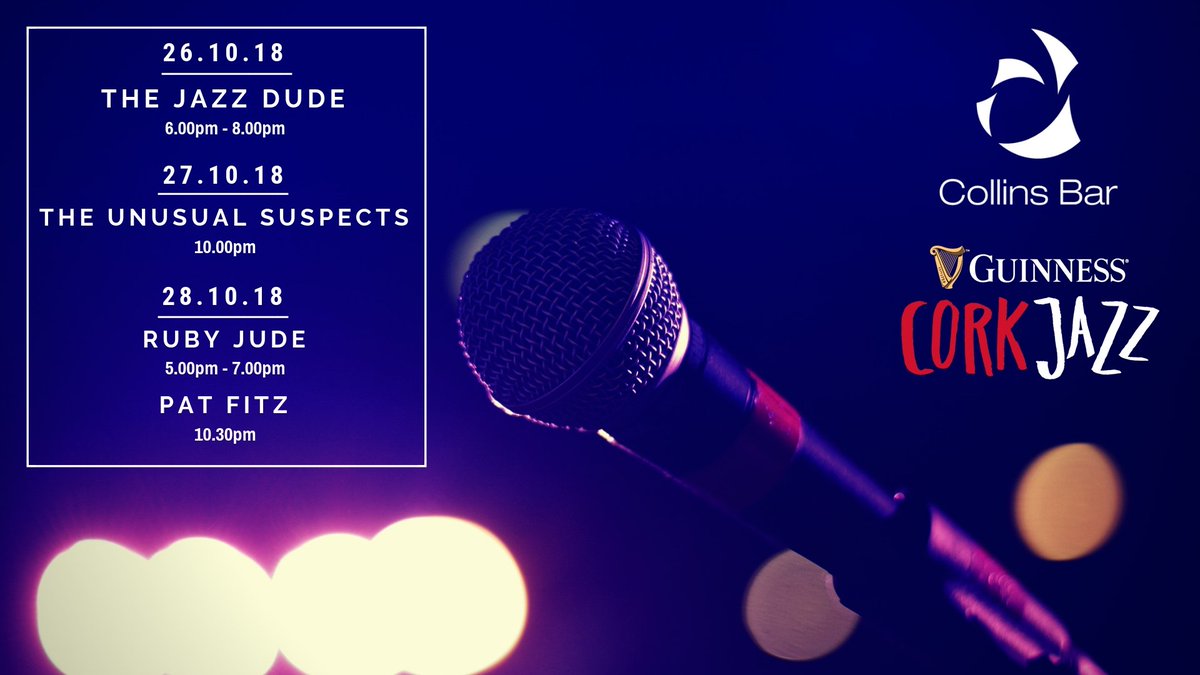 carrigcourt's tweet photo. The excitement for @corkjazzfest is building here in the hotel! Check out our website for full details! https://t.co/3gktQIksUy #CorkJazzWeekend #JazzFestival #PureCork #Cork #Carrigaline https://t.co/L0EKVdMT1U