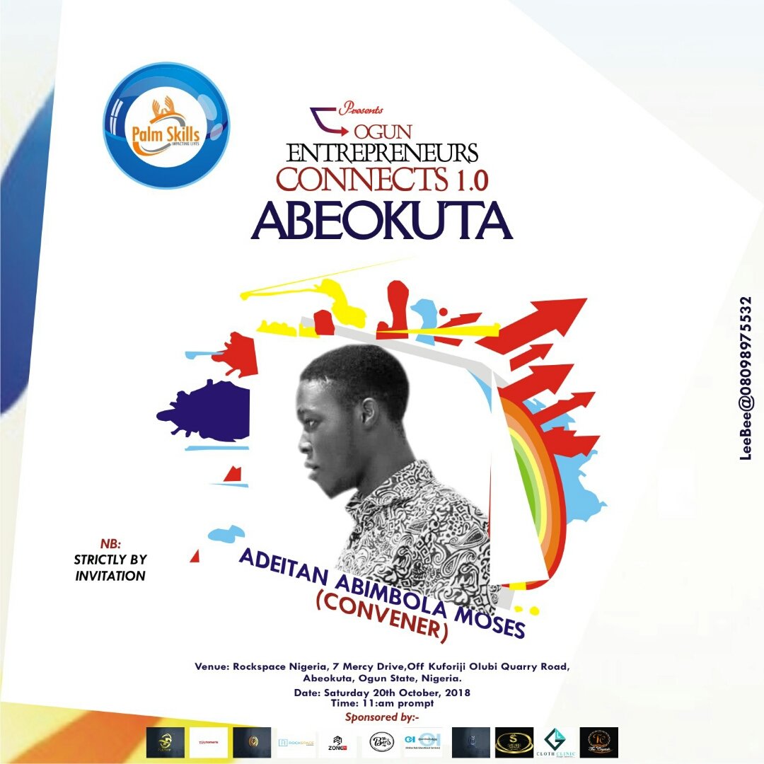 SkimaSax's tweet image. Young Nigerian entrepreneurs have a lot to learn in other to avoid unnecessary stress, heartbreak, disappointment and depression.

 The best way to stay safe as a promising entrepreneur is to learn, relearn and unlearn......OFTEN!

Its the Ogun Entrepreneurs Connects 1.0