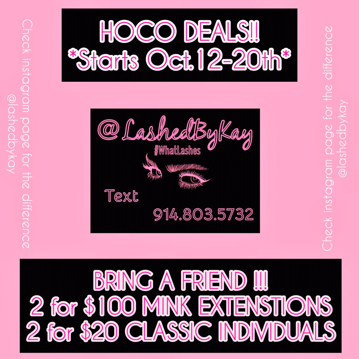 thatguycsquared's tweet photo. HOCO is right around the corner!! And I know I would like my girl to be looking the best of the best so go to my homie @kaylynnjoi cause @lashedbykay has something VERY special!!! π¬ DEALS DEALS DEALS π€― #bringafriendhoco #whatlashes β£οΈ#retweet https://t.co/pTx2mOEHai