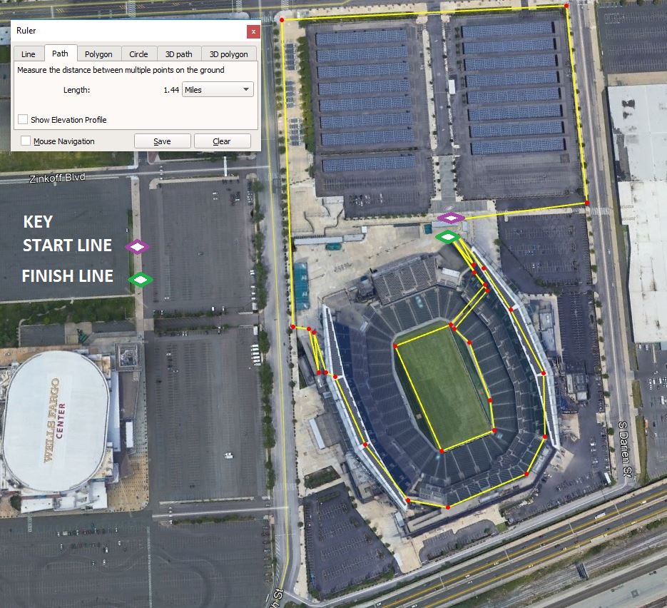 ALFMidAtlantic's tweet photo. The #LLWPhilly walk route is now available to view! The course is 1.44 miles, but walkers have the option to walk it twice if they want a longer route. https://t.co/yeqjjbZogR