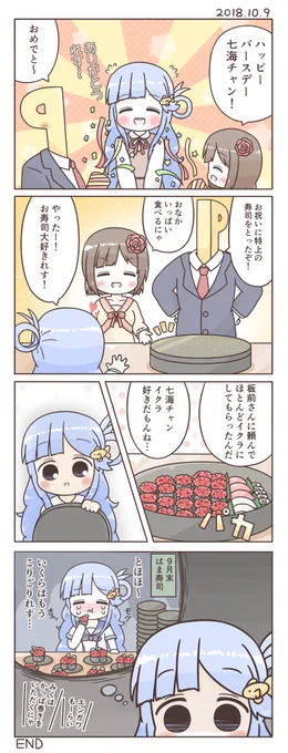 七海ちゃんおたんじょうびおめでてー！！ #浅利七海 #浅利七海生誕祭2018 