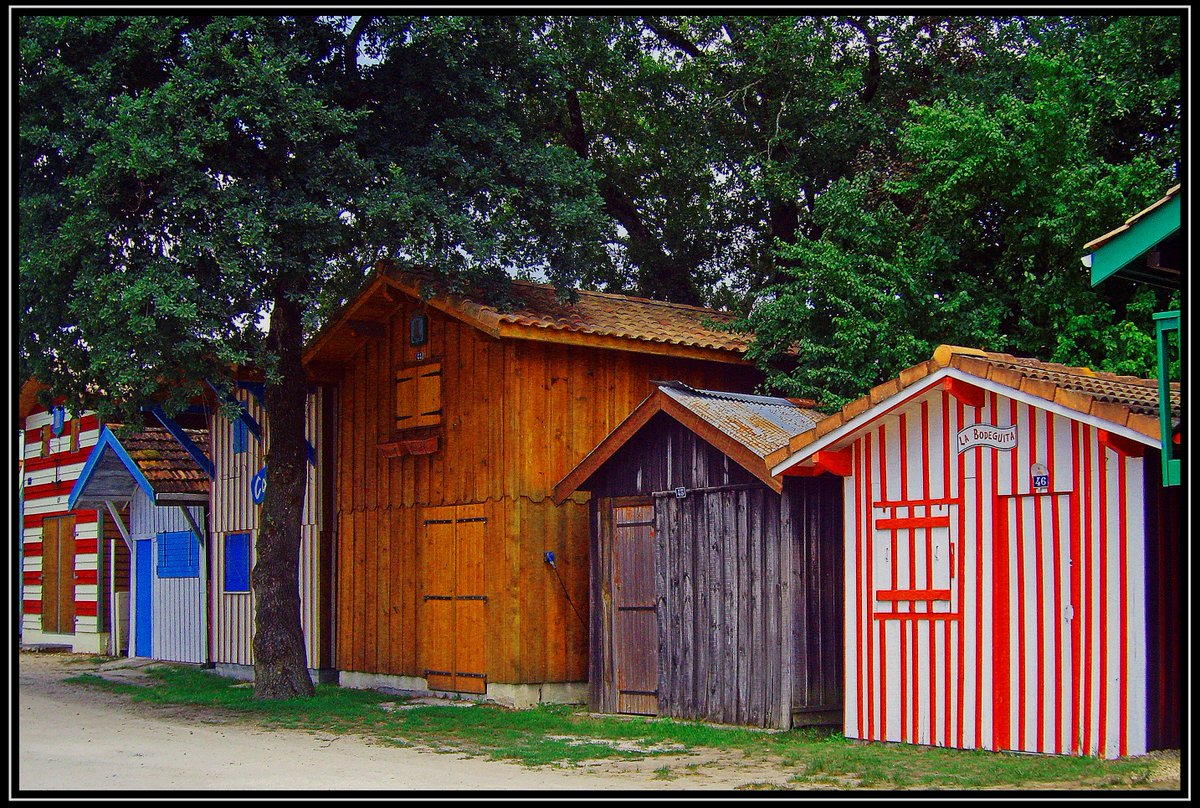 AlmansaJean's tweet photo. Bassin d'Arcachon. Cabanes du port de Biganos. https://t.co/8Gv6TWVHFz
