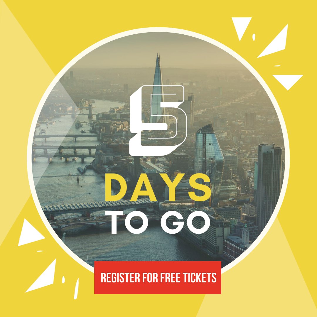 LondonBuildExpo's tweet photo. 5 Days until the show! #londonbuildexpo 
->Get your free tickets: https://t.co/dgpyfSACAz https://t.co/LlmKcWV1P6