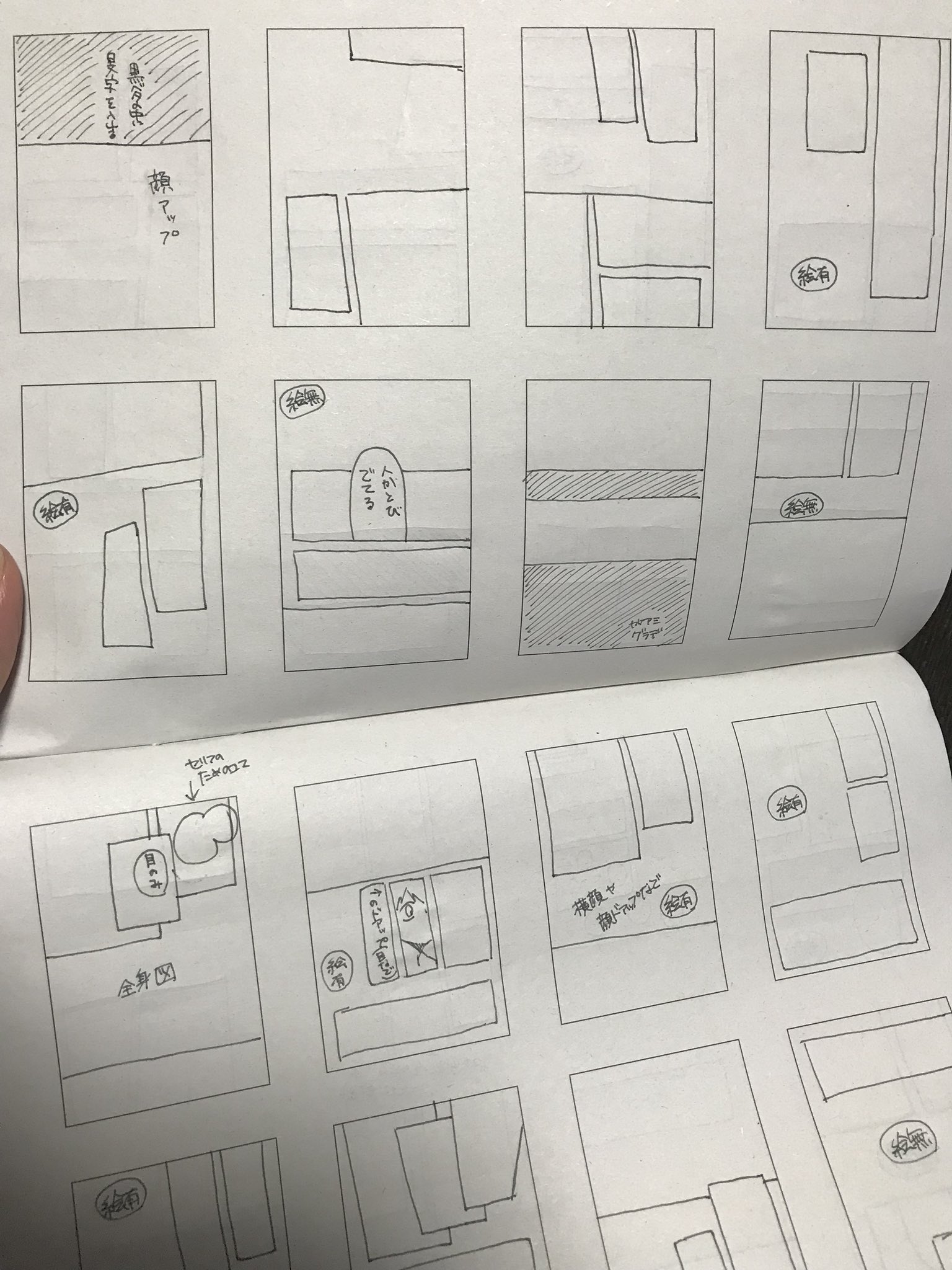 麗音 無印で買った漫画のコマのノートで色んな方のコマ割りのやり方 を参考にするためにメモ してるけどこれいいわ めっちゃわかりやすいしコマ見るの楽しい T Co Brzha0wscv Twitter