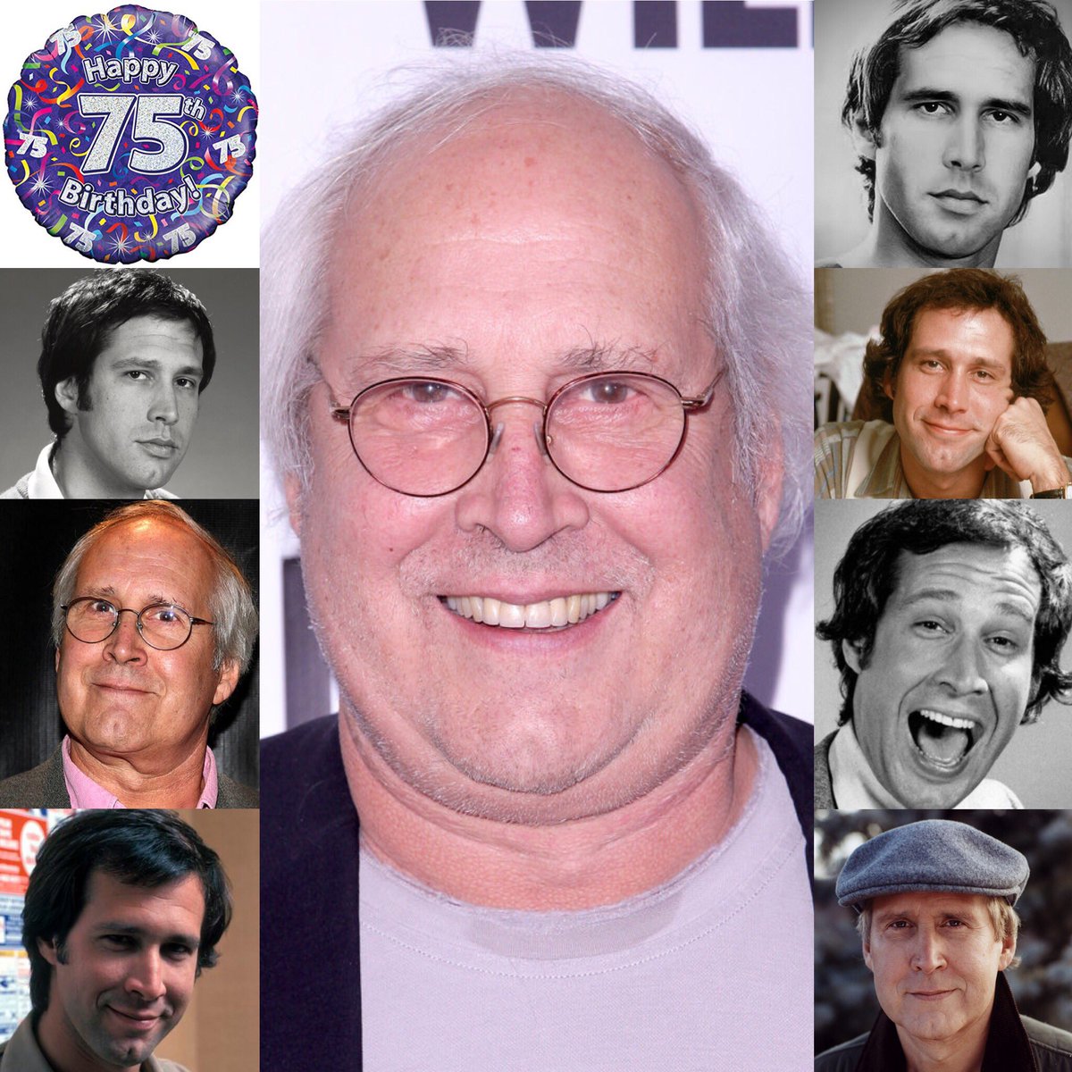 MarthaAnnaK's tweet photo. Wishing Chevy Chase a Happy 7๏ธโฃ5๏ธโฃth Birthday! ๐ #chevychase #75thbirthday #october81943 #happy75thbirthday #happybirthday #corneliuscranechase #standup #film #television #sketchcomedy #slapstick #improvisationalcomedy #physicalcomedy #SNL #nationallampoon https://t.co/hMBboSAfyA