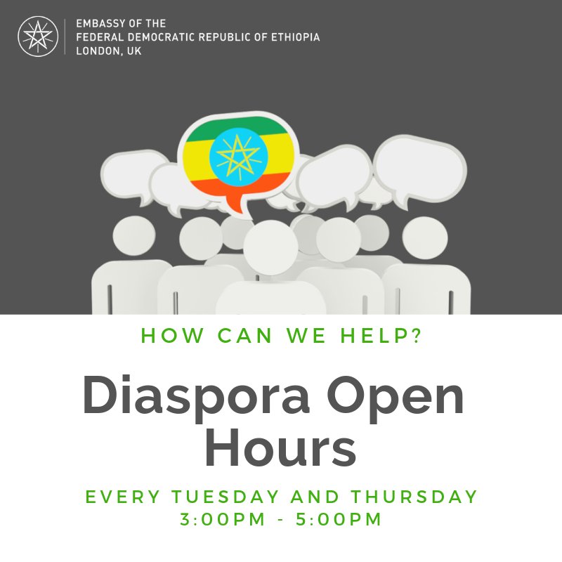 Ethiopian Embassy London tweet media