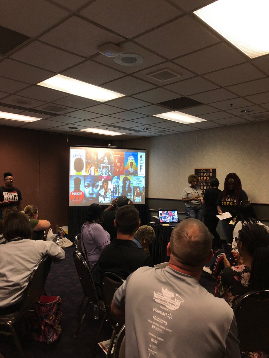Ms_Nienstedt's tweet photo. Quote from a young Black woman at the Color Brave student panel: โI want my teachers to know Iโm smart and confident.โ
So educators - letโs challenge ourselves. Instead of โWhatโs wrong with you,โ letโs ask โWhatโs strong with you?!โ #PushBackOnPushout @ColorBraveJcps @JCPSDEP1 https://t.co/W2PjNmMr8t