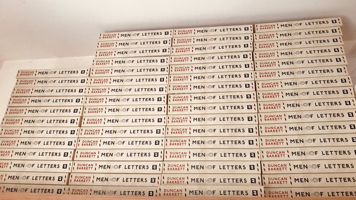 BarrettsBooks's tweet image. Just received a bunch of copies of my #WW1 Post Office book Men of Letters before the remainder are sent off to be pulped. Does anyone want one? I will inscribe and post it to you for a fiver...