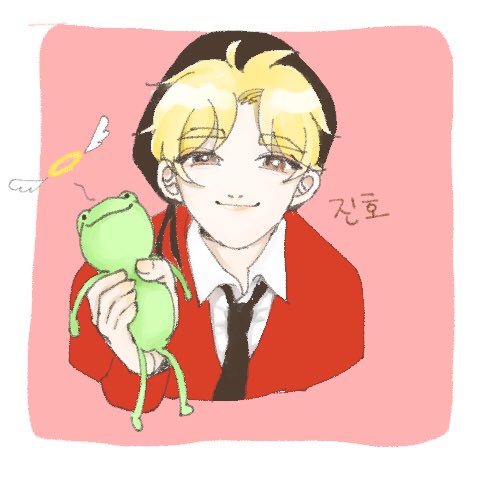 えび Fa カエルをぞんざいに扱うジノ Pentagon 진호 Pentagonfanart