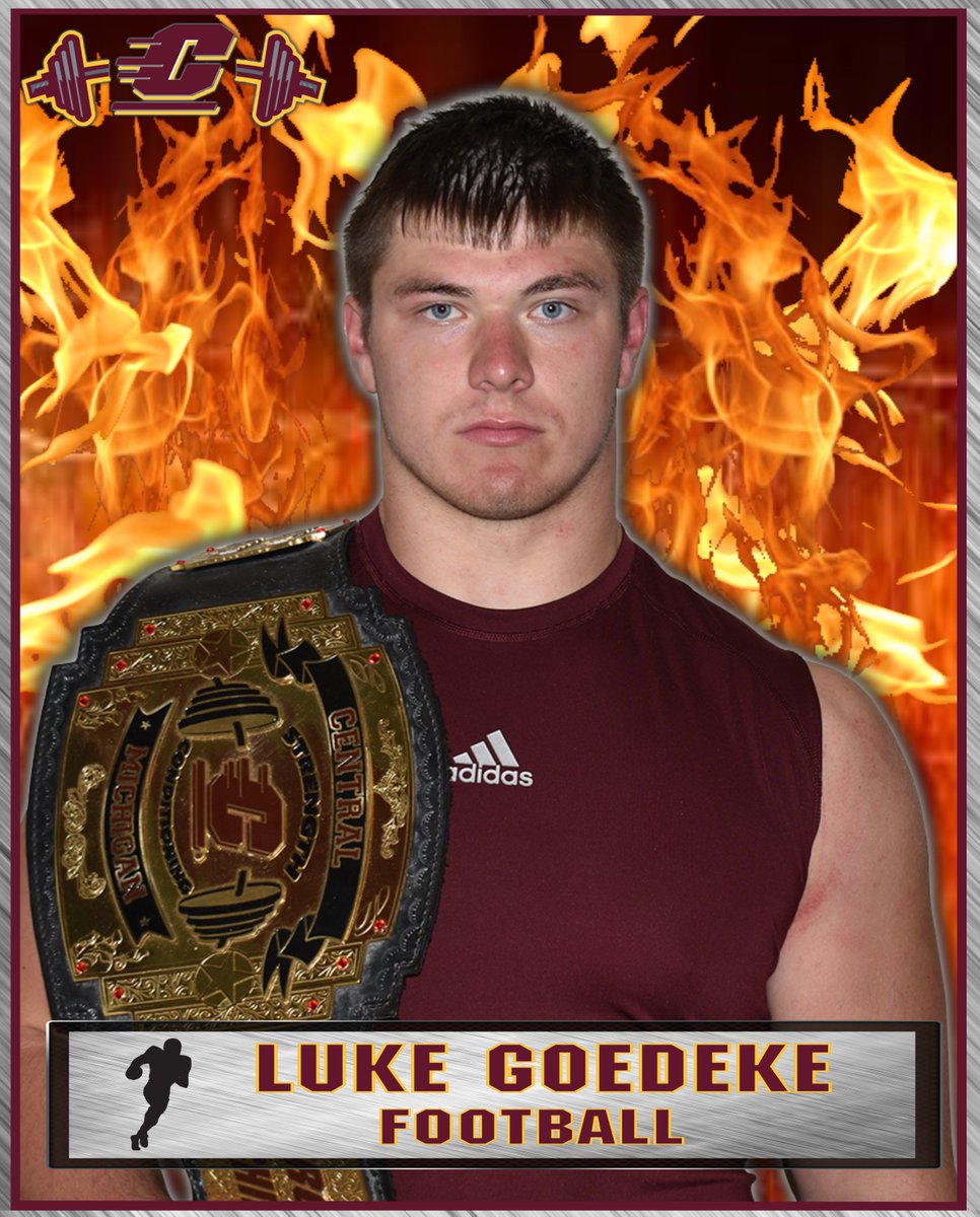 ChippewaStrong's tweet photo. Congratulations to our athletes of the month from September: Marle Bringard, Sage Castillo, Luke Goedeke #FireUpChips #chippewaStrong @CMUWrestling @CMU_W_Soccer @CMU_Football https://t.co/SMdlbWyBdR
