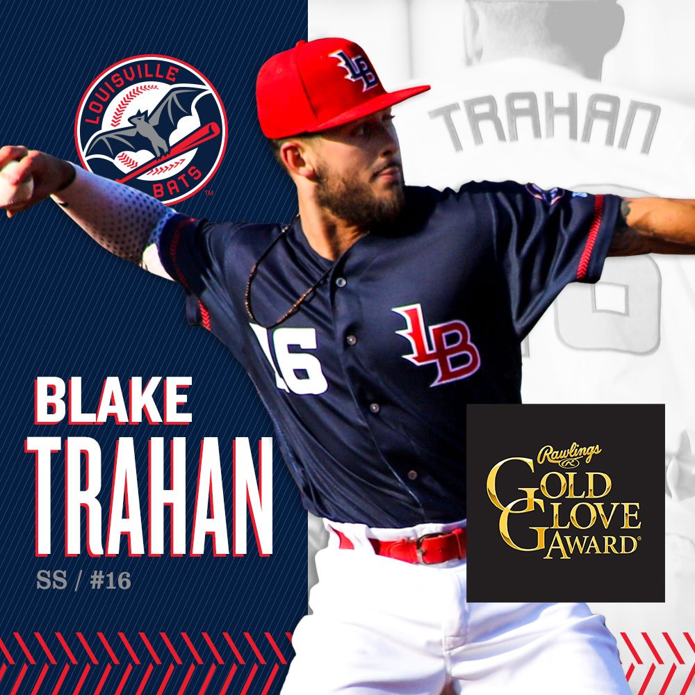 LouisvilleBats's tweet image. BREAKING: Blake Trahan has been named the Rawlings Gold Glove Award® winner at shortstop for the 2018 season.