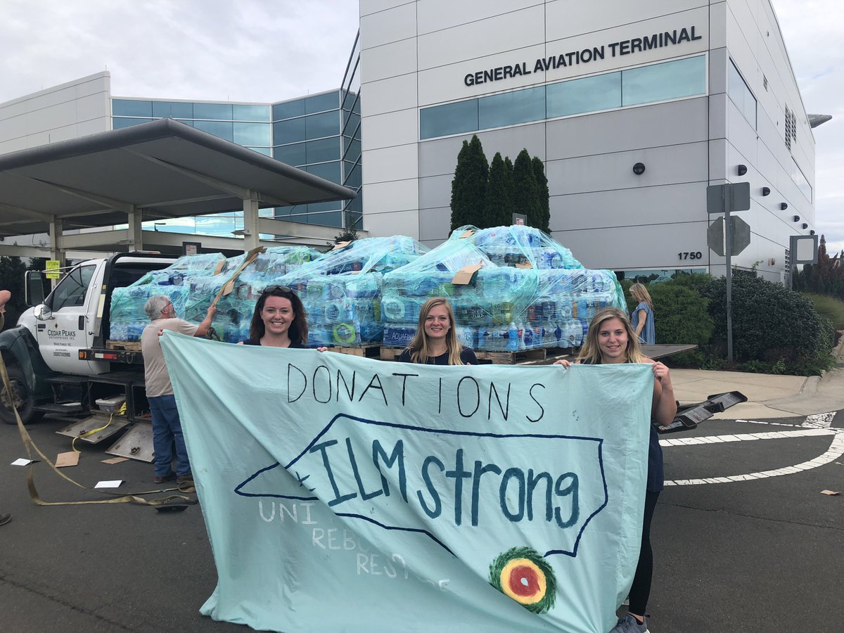 We met up last week with a friend from Harvey who said he had to explain back in 2017, "we don't have water bottles, we have water pallets..." 👇