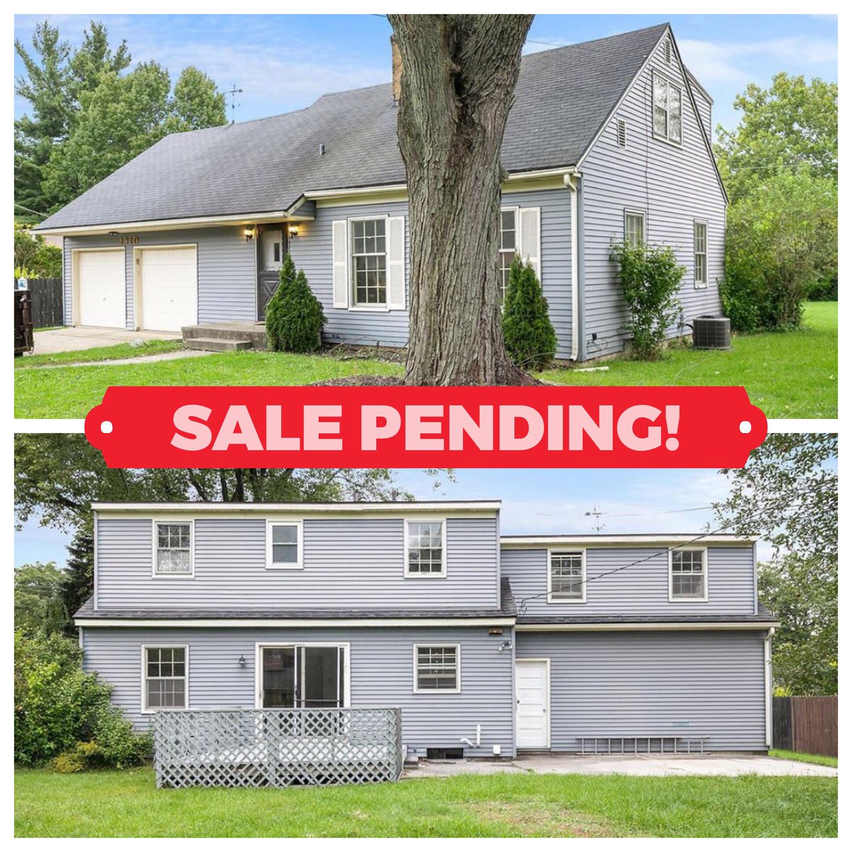 RegalHomeGroup's tweet photo. 1910 Millbank St SE is off the market! 🏡⭐️  #regalgr #realestateagent #remax #homedesigns #homedecor #interior #homesweethome #yard #forsale #landscape #realestate #realtor #realtorlife #michigan #grandrapids #westmichigan #buy #sell #home #house #architecture #househunting https://t.co/qwQji9bqMW