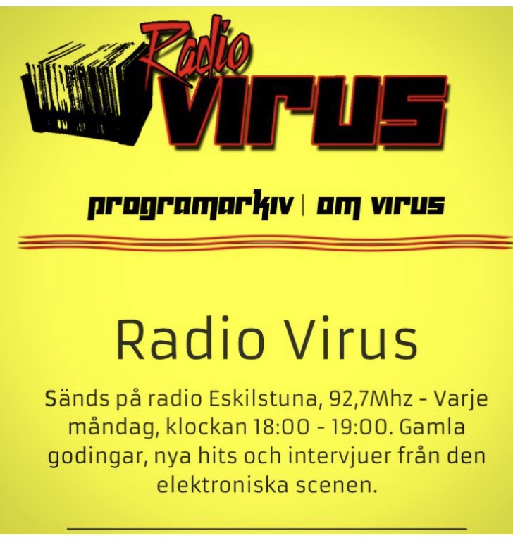 vendicti's tweet photo. #tobiasbernstrup ikväll på radio virus #missainte #radiovirus 1800-1900 92,7 MHz ✨via @TobiasBernstrup insta https://t.co/bEmAloAyED https://t.co/3AdLXc0Omm