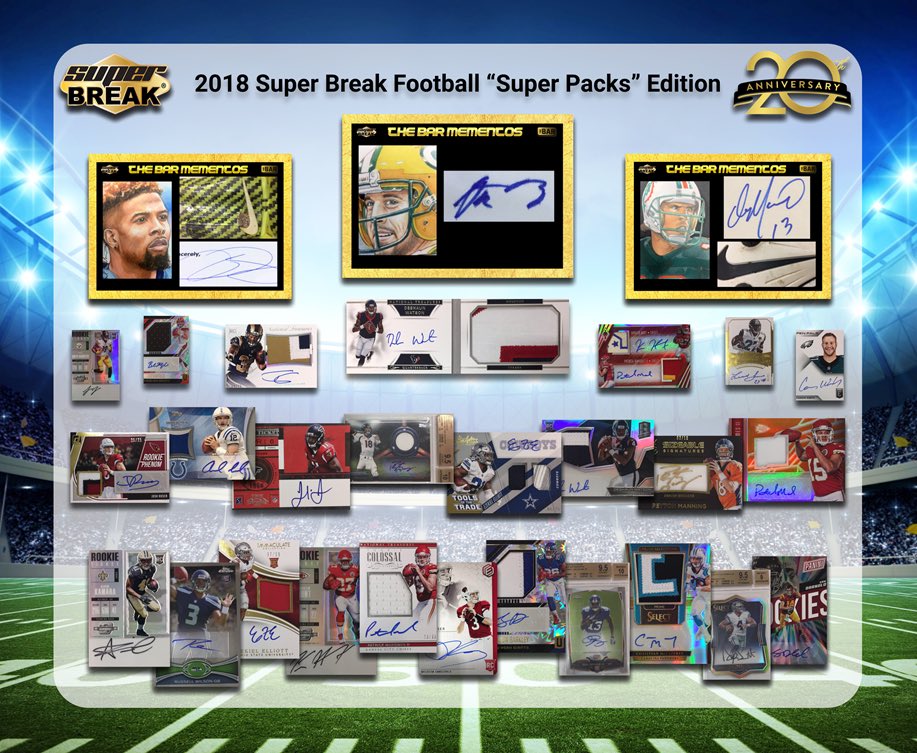 SuperBreakBoxes's tweet photo. Super Pack Football Shipping today for release this week . Almost sold out and avail with your local distributors , stores and breakers #breaksuper https://t.co/GKge3kkJGk