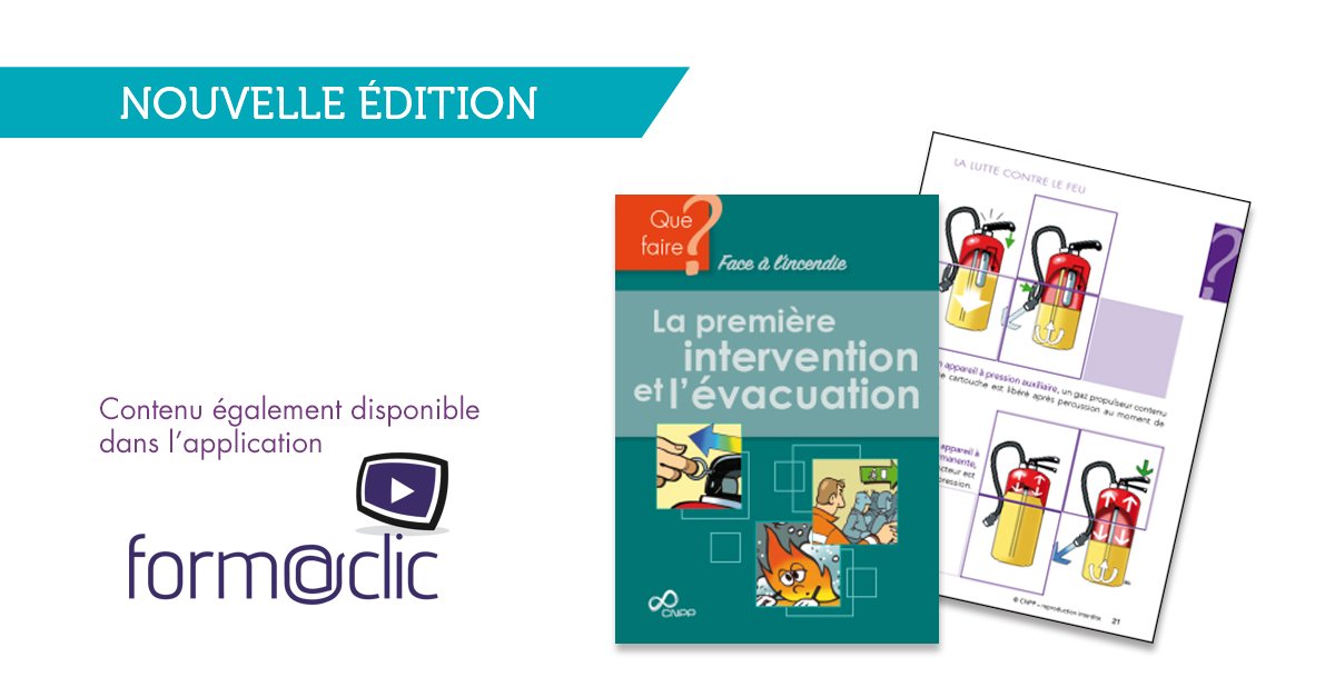 Découvrez la nouvelle édition de notre livret "Que Faire? Face à l'incendie - Première #intervention et #évacuation"
#prévention #outilpédagogique 
Commander en ligne 🛒
urlz.fr/7Vu2