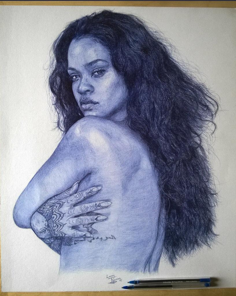 #YoungNLegit: #TheEagle Pick for the Week - Larry Tamaraemi <a href="/tamster_c/">Larry Tamara</a> a Law graduate who  explores his legendary innate art skills using a ballpoint pen.