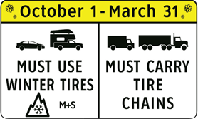 DriveBC's tweet photo. ⚠️ Starting TODAY, certain routes in the province are designated as requiring winter tires or chains. Be prepared or get turned around and/or fined. Imagery below of the routes. More info: https://t.co/xMa0Uzs8Bv #WinterIsComing #DriveSafe #BCweather #ShiftIntoWinter ⚠️ https://t.co/v7EywIs3OP