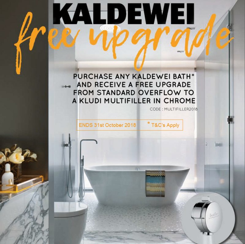 JustBathroomwar's tweet photo. Kludi Multifiller Upgrade Promotion –  Ends October 31st 2018

https://t.co/PIHGJzzzyK

 #bathtub #bathroom  #baths #highquality #design #kaldewei #promotion #Multifiller #Saniform #justbathroomware @BatheAustralia https://t.co/58QWs8nnTp